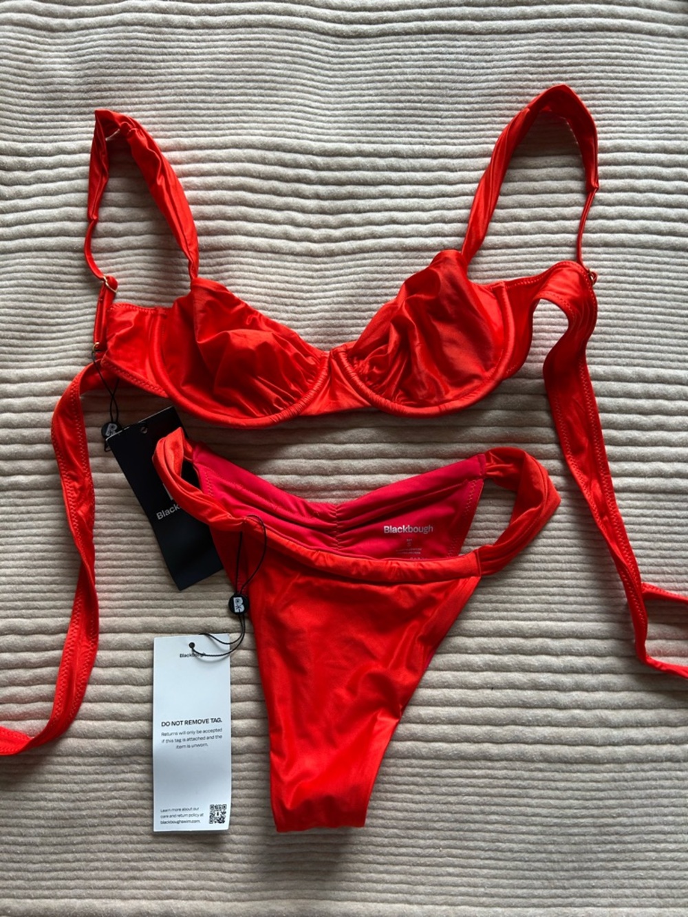 Blackbough Vibrant Red Two-Piece Bikini